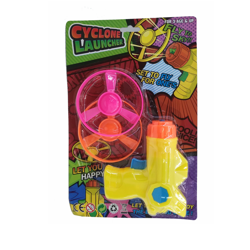 PISTOLAS LANZA DISCOS 23 X 15 X 3 CM
