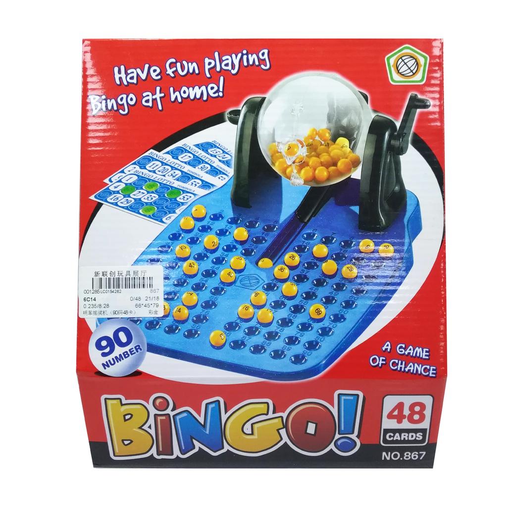 JUEGO DE BINGO 26 X 25 X 10 CM