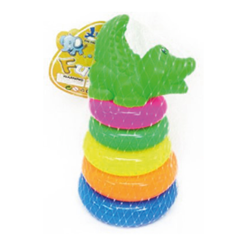 JUEGO DE AROS COCODRILO 18 X 10 X 10 CM