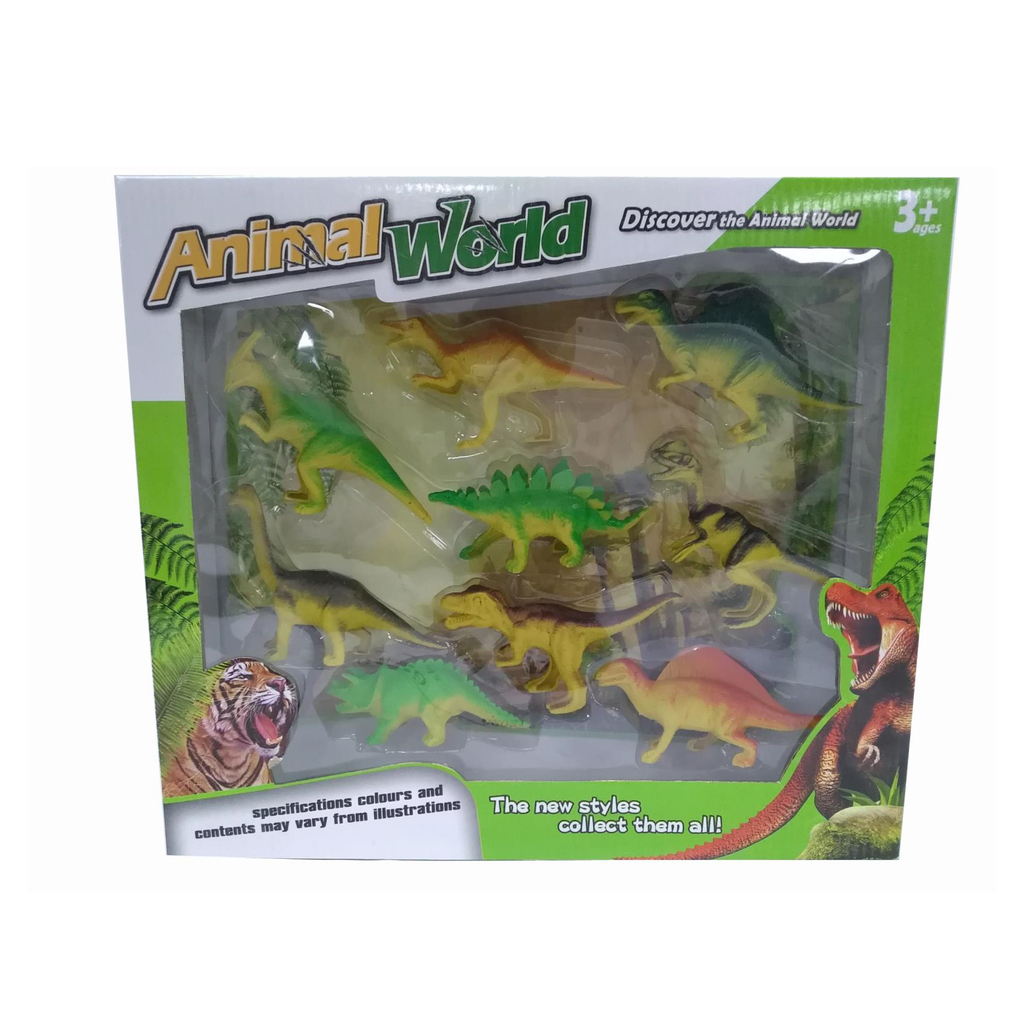 MEGA CONJUNTO DE DINOSAURIOS 36 X 32 X 6 CM