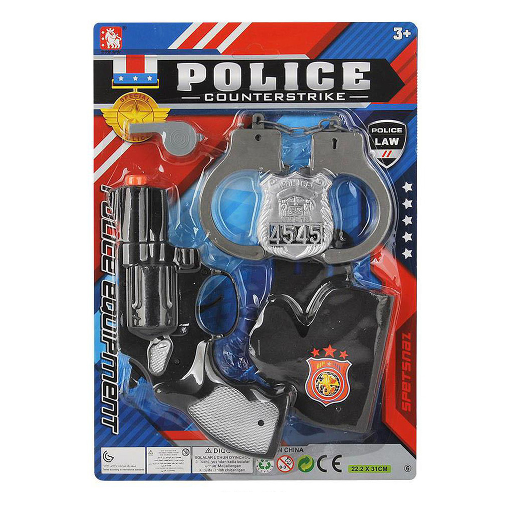 CONJUNTO DE POLICIA 31 X 22 X 3 CM