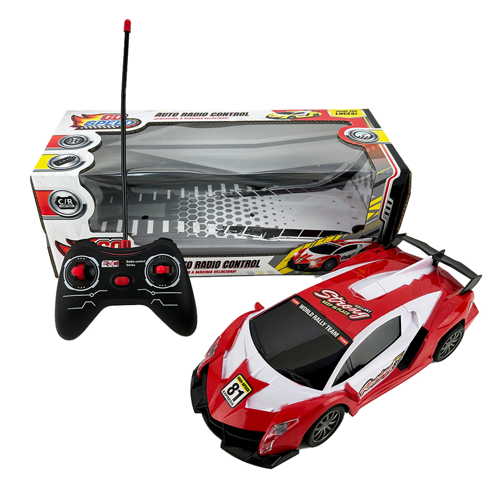 AUTO DE POLICIA A RADIO CONTROL GO SPEED 32 X 14 X 11 CM