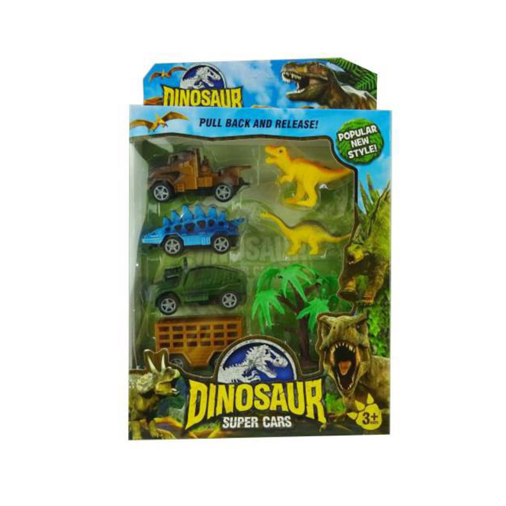 SUPER CONJUNTO DE DINOSAURIOS 33 X 22 X 5 CM