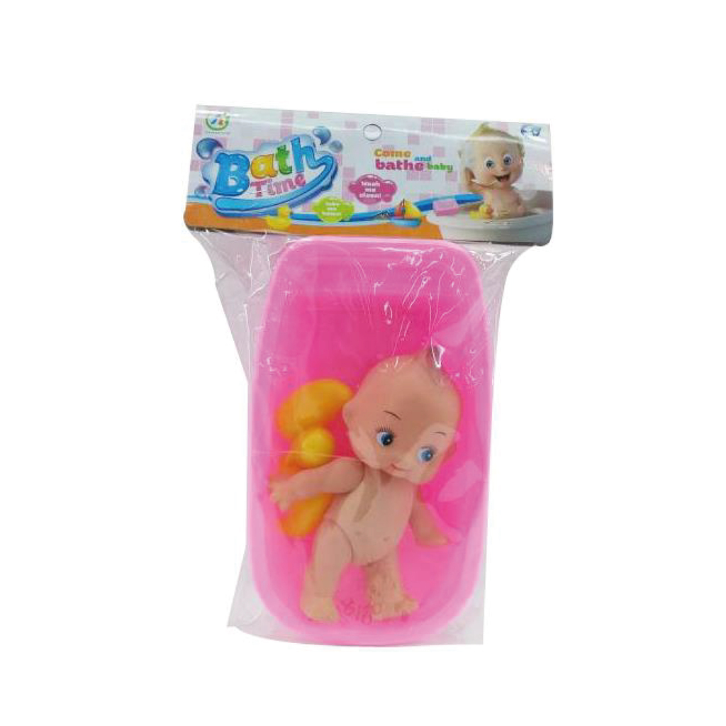 MINI BEBOTE CON BAÑERA Y ACCESORIOS
