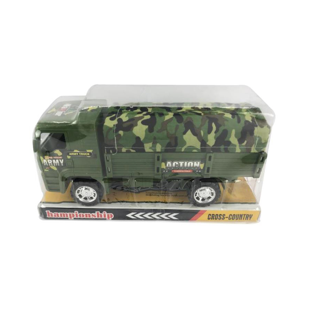 CAMION MILITAR A FRICCION 23 X 12 X 9 CM