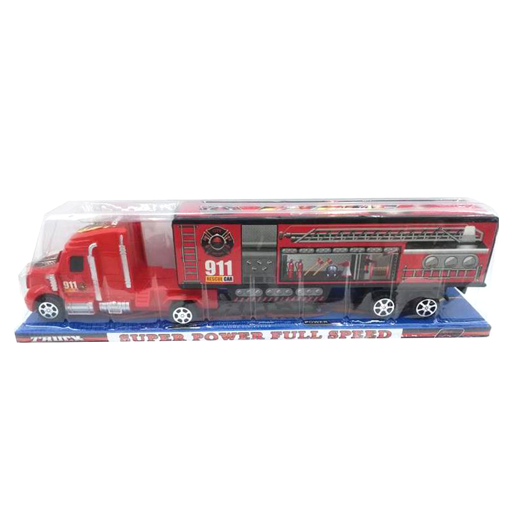 MEGA CAMION CON ACOPLADO A FRICCION 52 X 14 X 11 CM