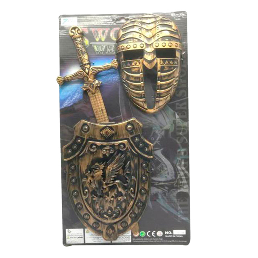 ESPADA Y ESCUDO 53 X 29 X 6 CM