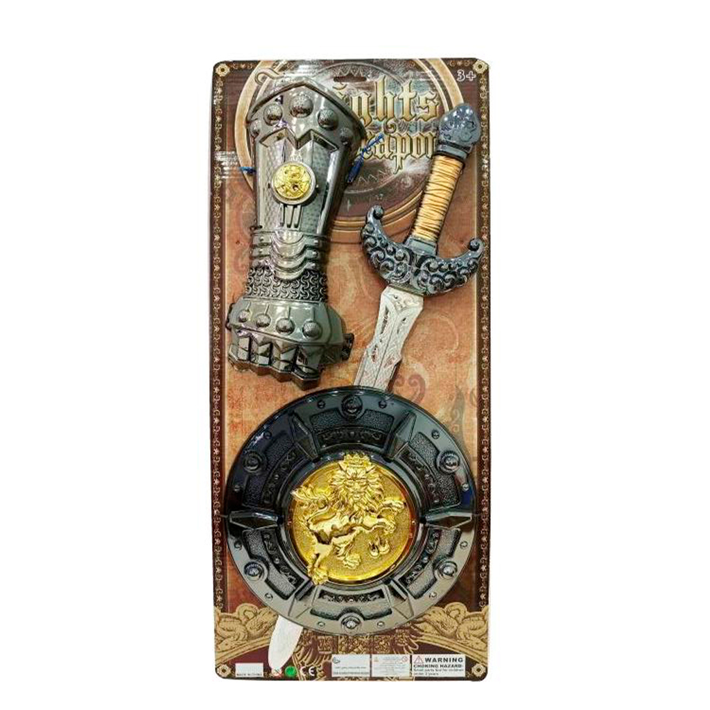 ESPADA Y ESCUDO 57 X 25 X 4 CM