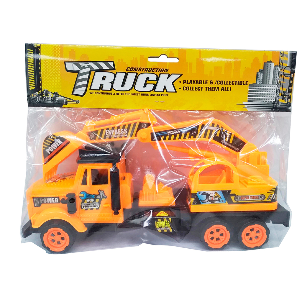 CAMION DE CONSTRUCCION A FRICCION 30 X 15 X 9 CM