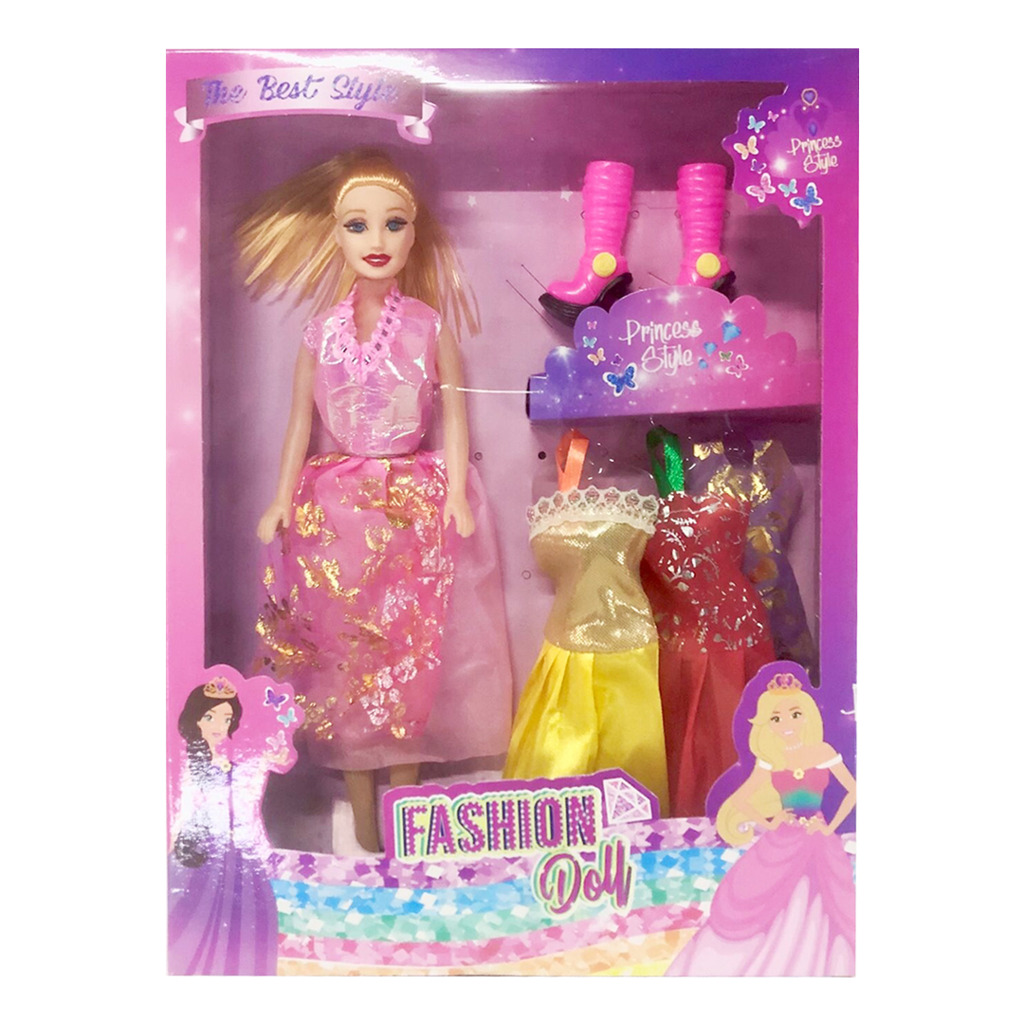 MUÑECA FASHION CON ACCESORIOS