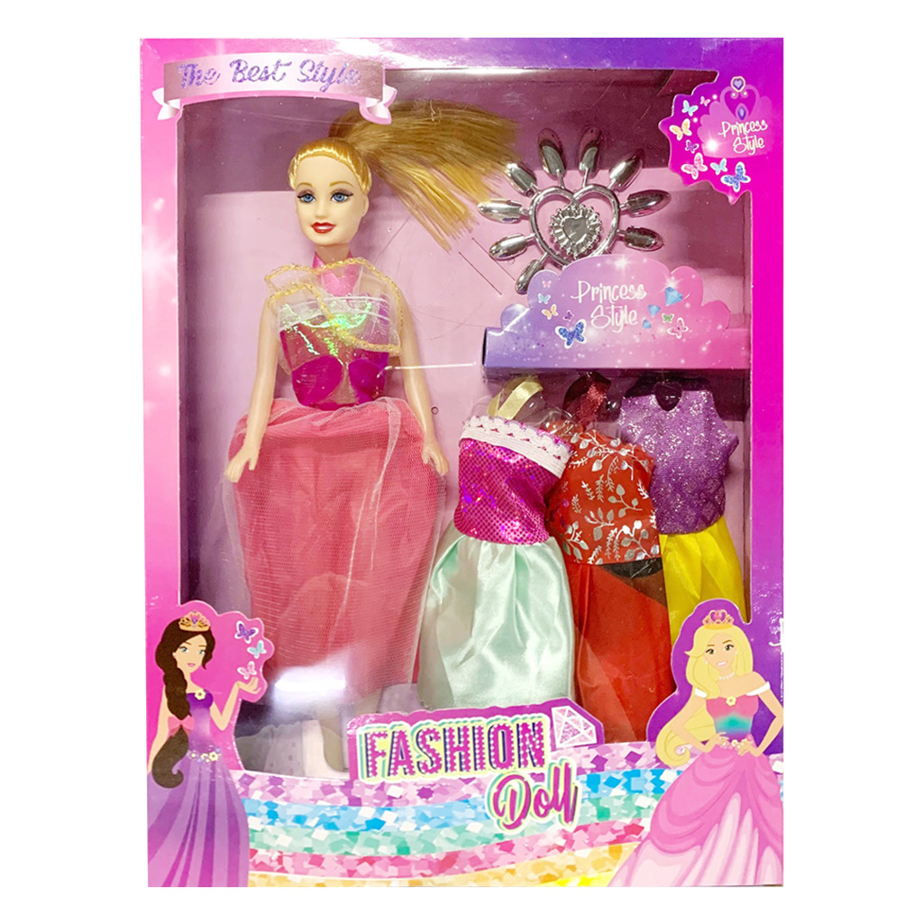 MUÑECA FASHION CON ACCESORIOS