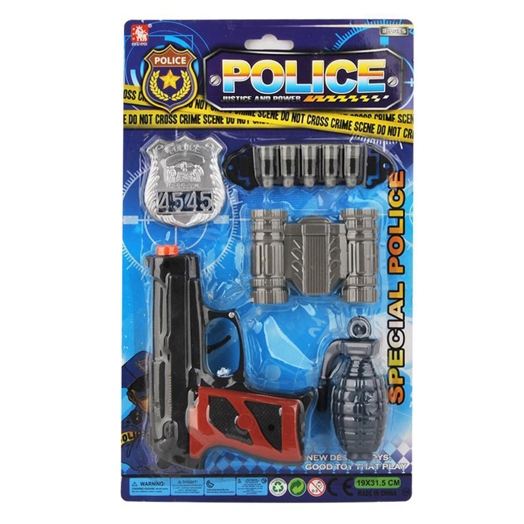 CONJUNTO DE POLICIA 32 X 19 X 4 CM