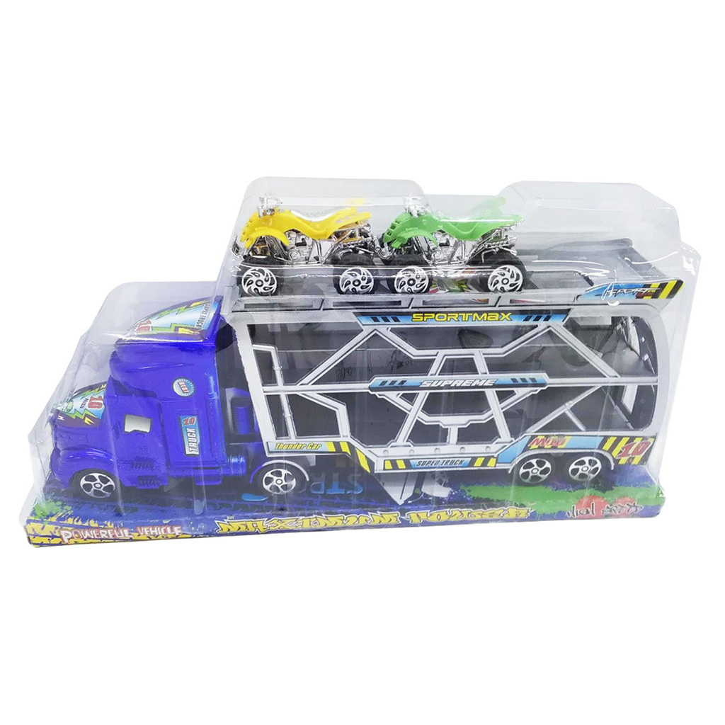 CAMION CON ACOPLADO A FRICCION 44 X 15 X 10 CM