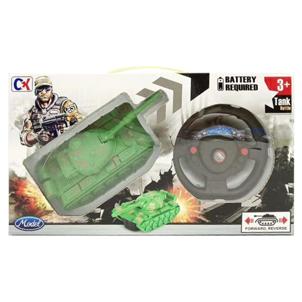 TANQUE MILITAR A RADIO CONTROL 33 X 19 X 19 CM