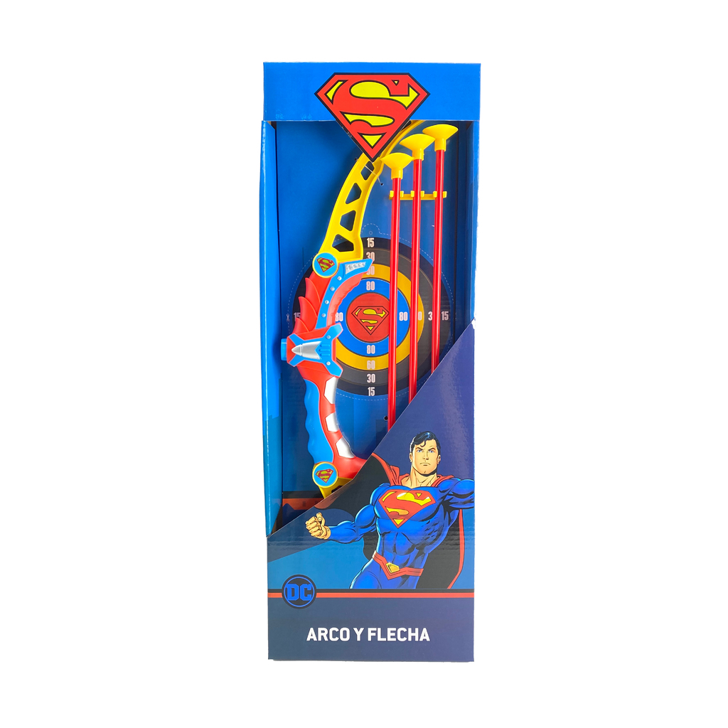 SET DE ARCO Y FLECHA SUPERMAN 54 X 19 X 4 CM