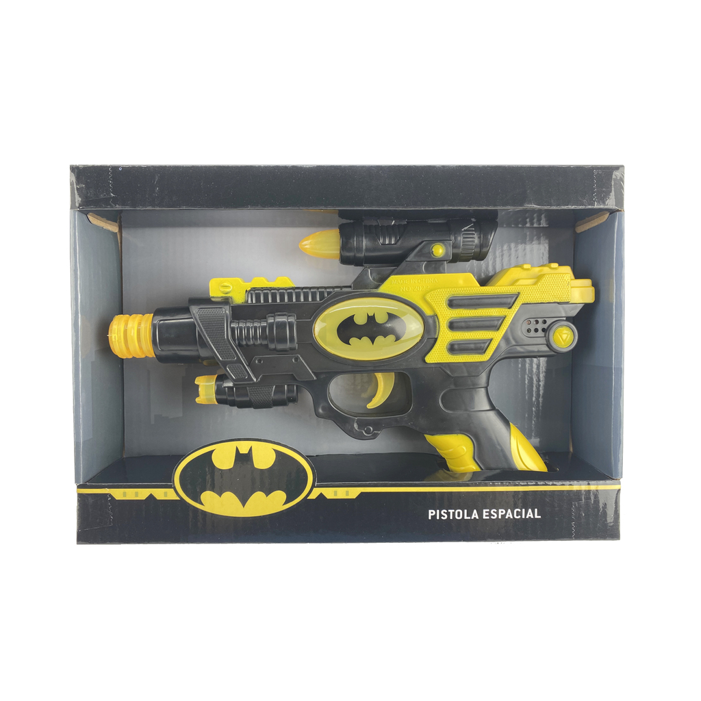PISTOLA DE BATMAN CON LUZ 3D Y SONIDO
