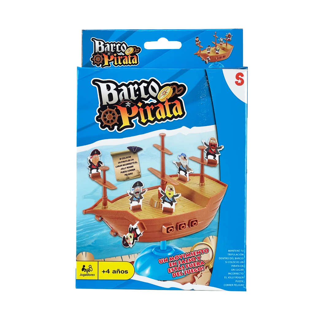 JUEGO DE BARCO PIRATA 27 X 27 X 6 CM
