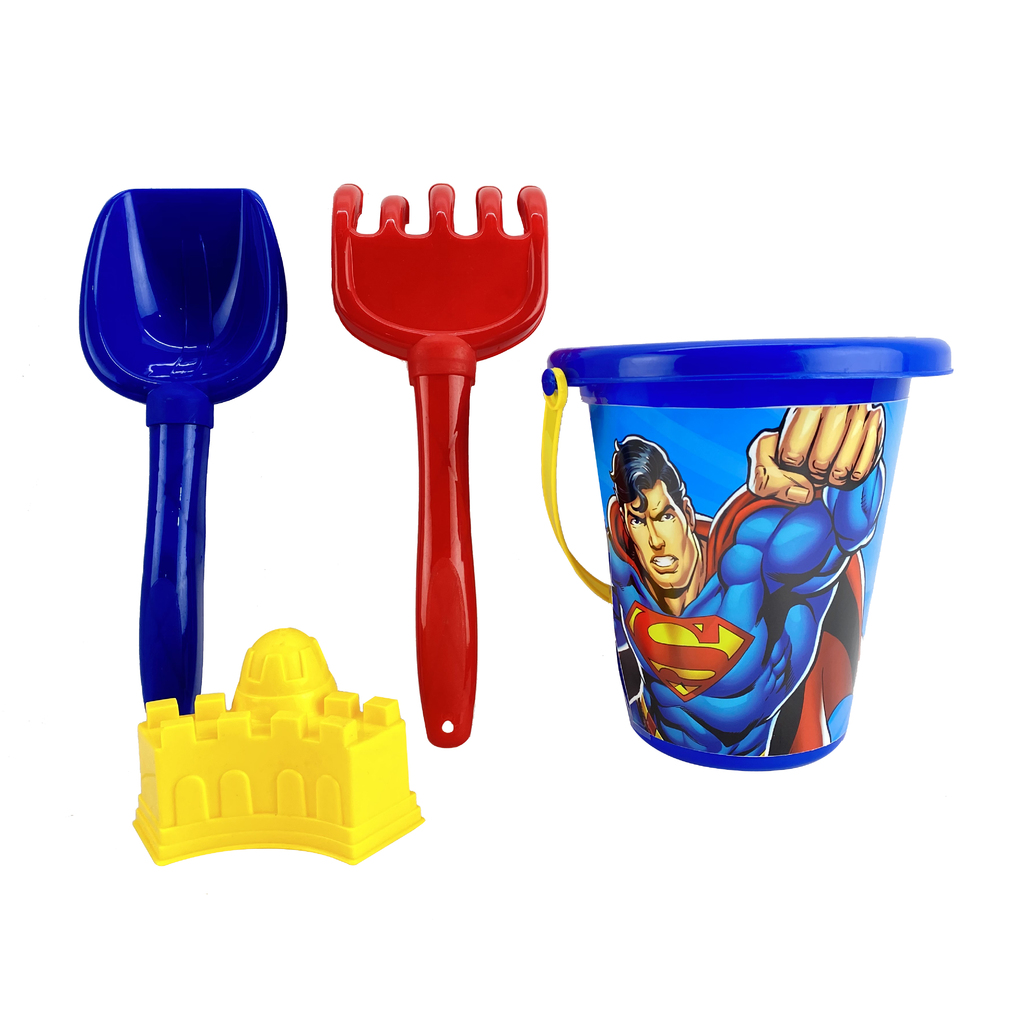 SET DE JUEGO DE PLAYA X 6PCS SUPERMAN
