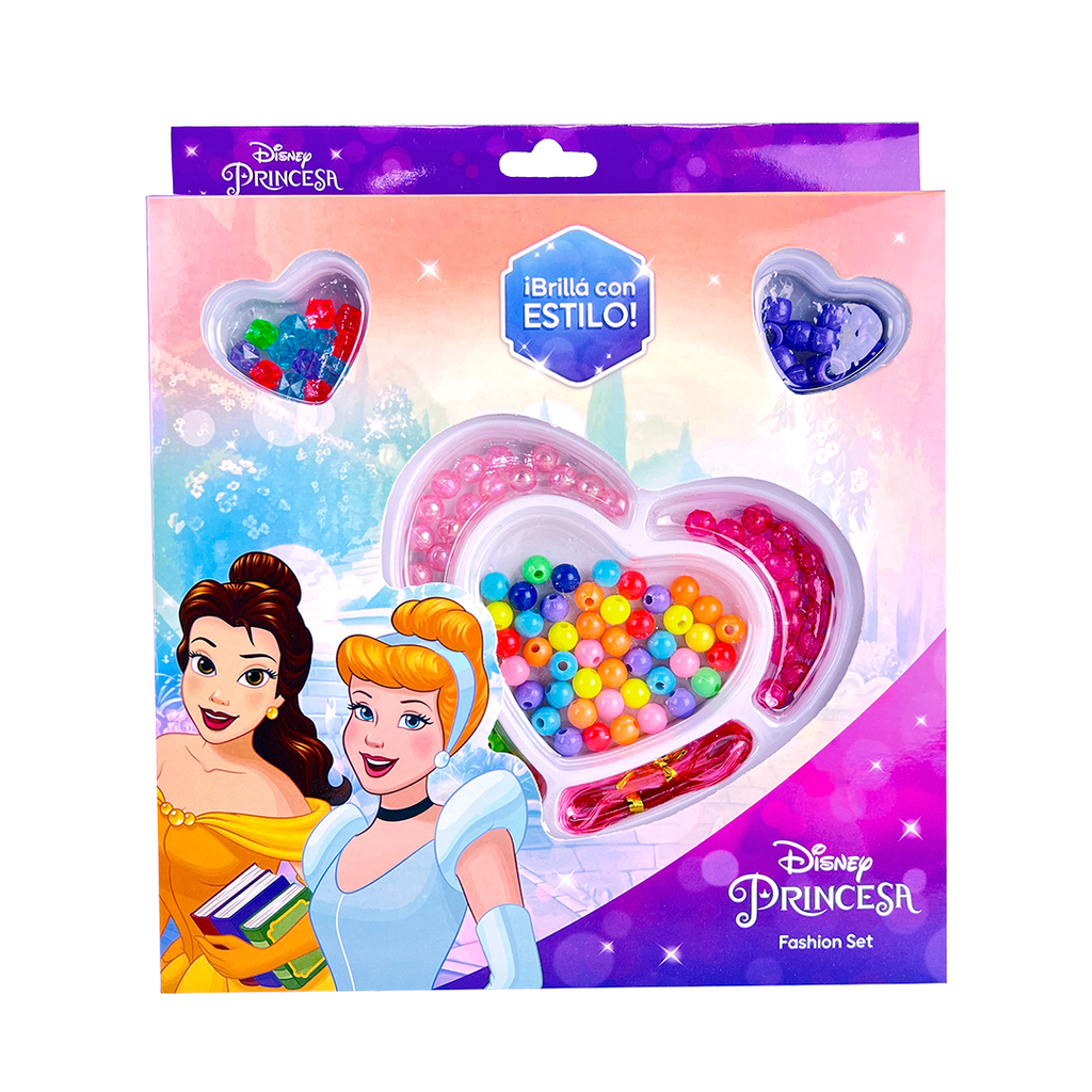 SET DE BIJOUTERIE PRINCESAS DISNEY 20 X 20 X 2 CM