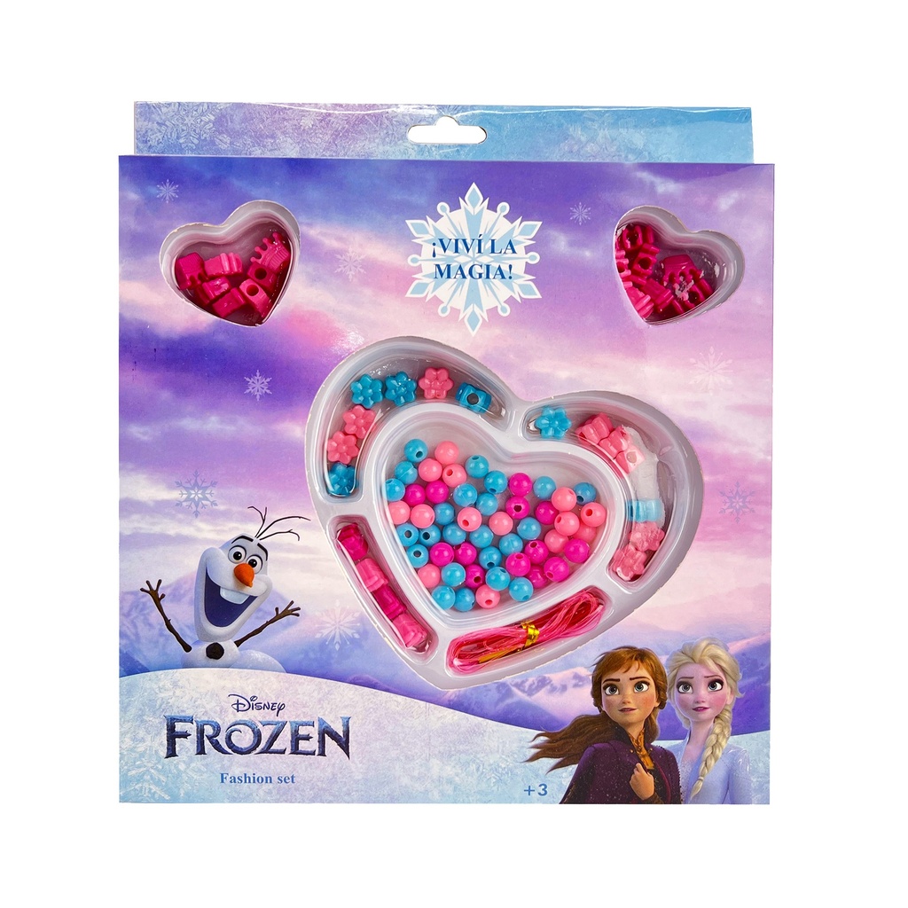SET DE BIJOUTERIE FROZEN 20 X 20 X 2 CM