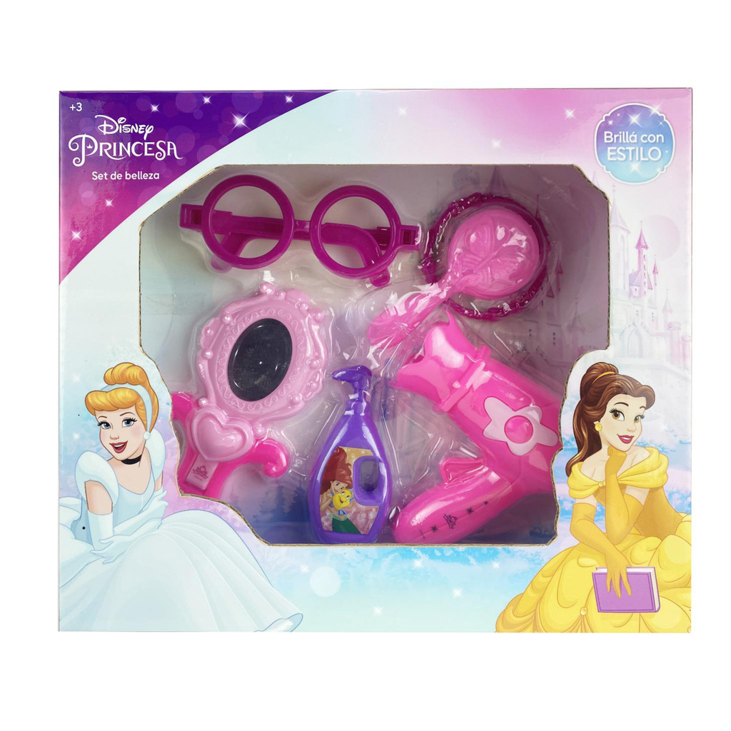 SET BELLEZA PRINCESAS DISNEY 26 X 22 X 6 CM