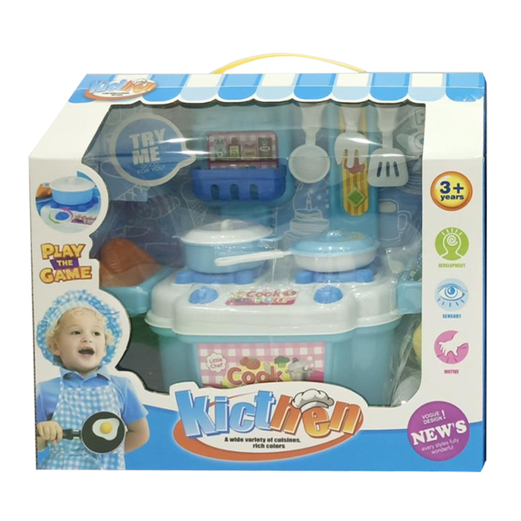 SUPER SET DE COCINA TINY CON ACCESORIOS 26 X 24 X 11 CM