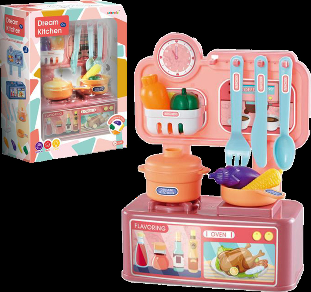 SUPER SET DE COCINA CON ACCESORIOS 31 X 23 X 11 CM