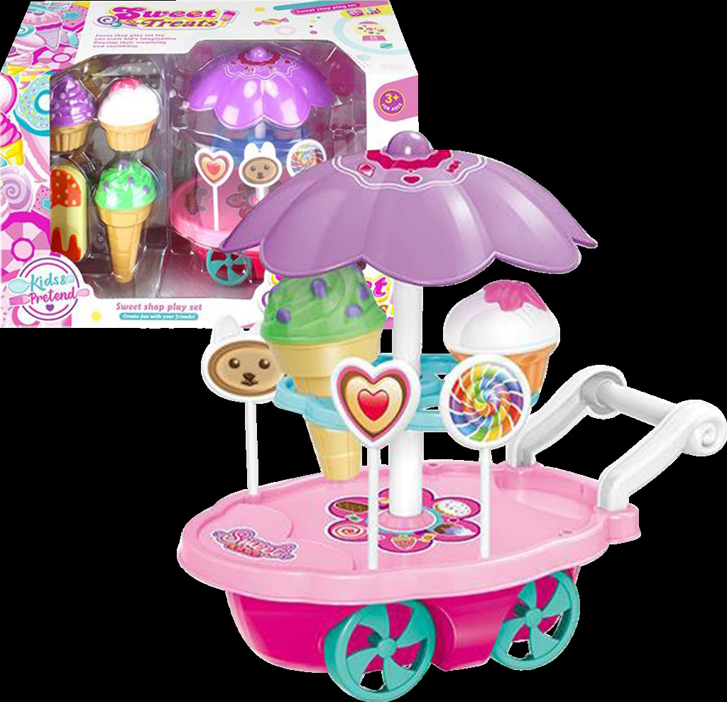 SUPER HELADERIA CON ACCESORIOS 34 X 21 X 15 CM
