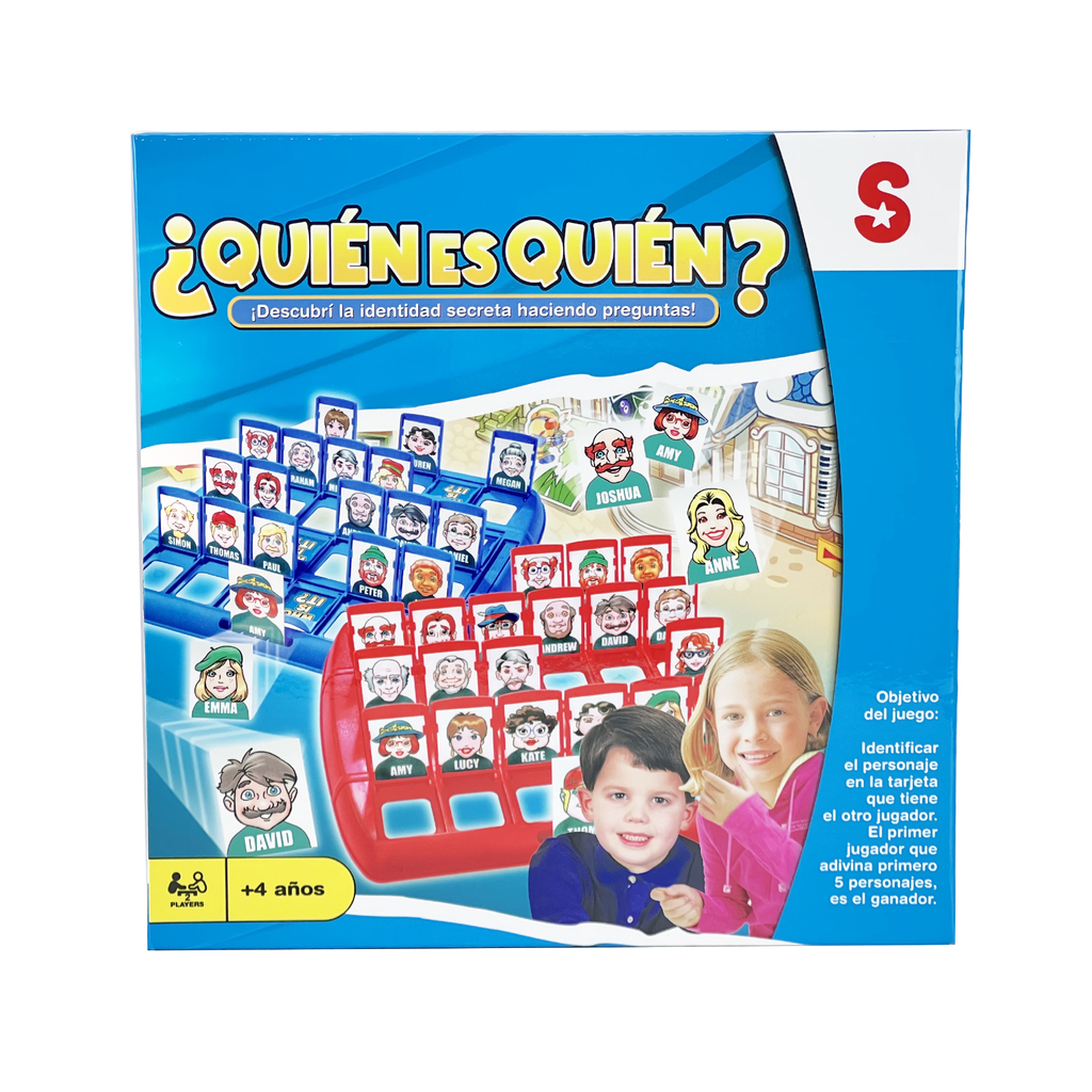 JUEGO DE MESA DESCUBRI ¿QUIEN ES? 27 X 27 X 6 CM