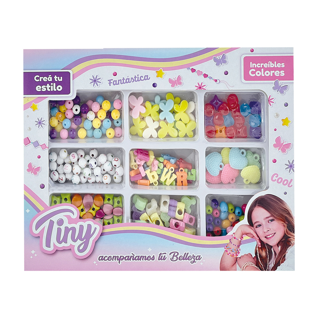 SUPER JUEGO PARA ARMAR BIJOUTERIE 24 X 20 X 3 CM