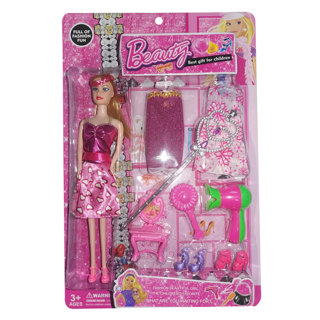 MUÑECA CON ACCESORIOS