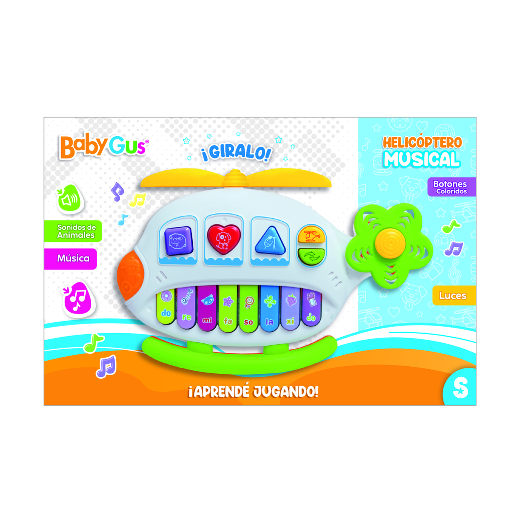 JUEGO INTERACTIVO CON LUZ Y SONIDO 26 X 18 X 6 CM