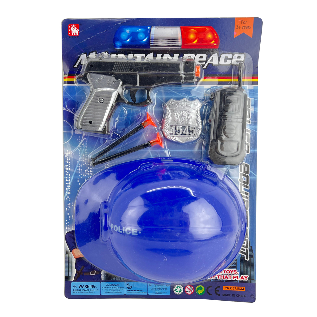 CONJUNTO DE POLICIA 38 X 26 X 8 CM