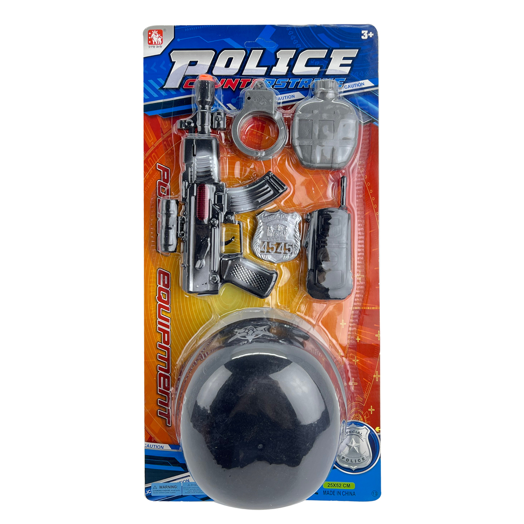 MEGA SET DE POLICIA 52 X 25 X 10 CM