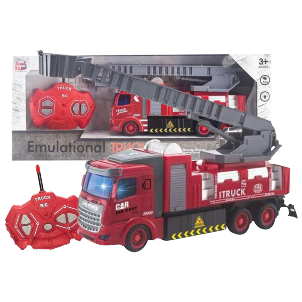 CAMION BOMBEROS A RADIO CONTROL 35 X 14 X 8 CM
