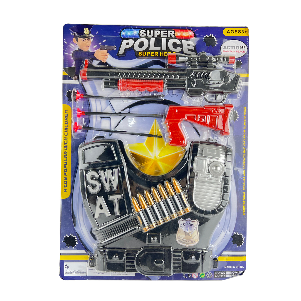 CONJUNTO DE POLICIA 53 X 39 X 4 CM