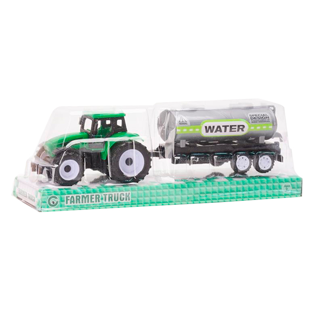 TRACTOR CON ACOPLADO A FRICCION 22 X 7 X 6 CM