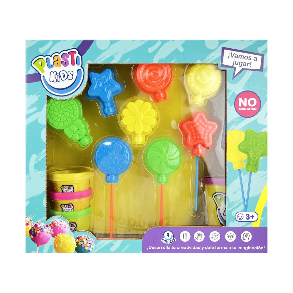 SUPER MASAS PARA MODELAR CON ACCESORIOS 28 X 24 X 6 CM