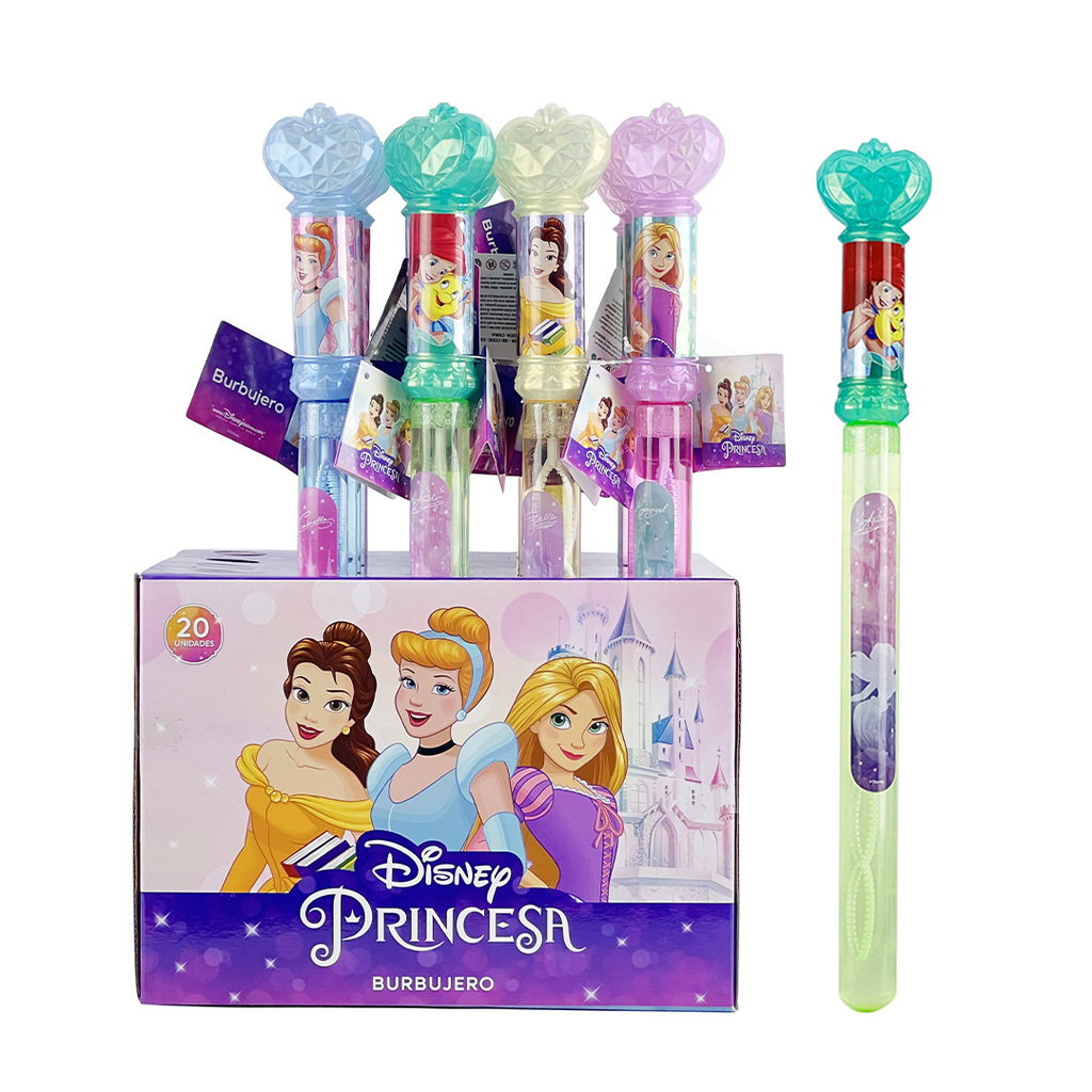 BURBUJERO DISNEY PRINCESAS 20PCS/DISPLAY 42 CM