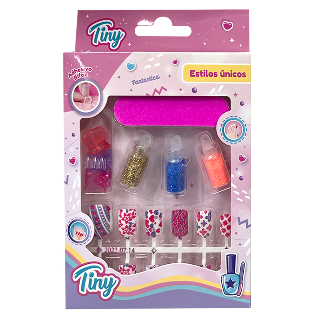 SET DE UÑAS TINY FASHION 15 X 10 CM