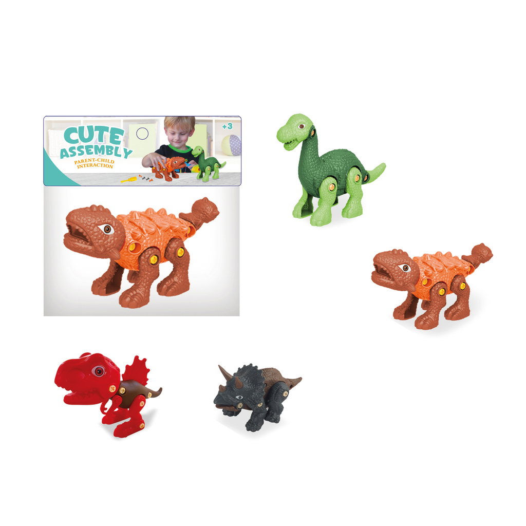 DINOSAURIO PARA ARMAR 17 X 16 X 4 CM