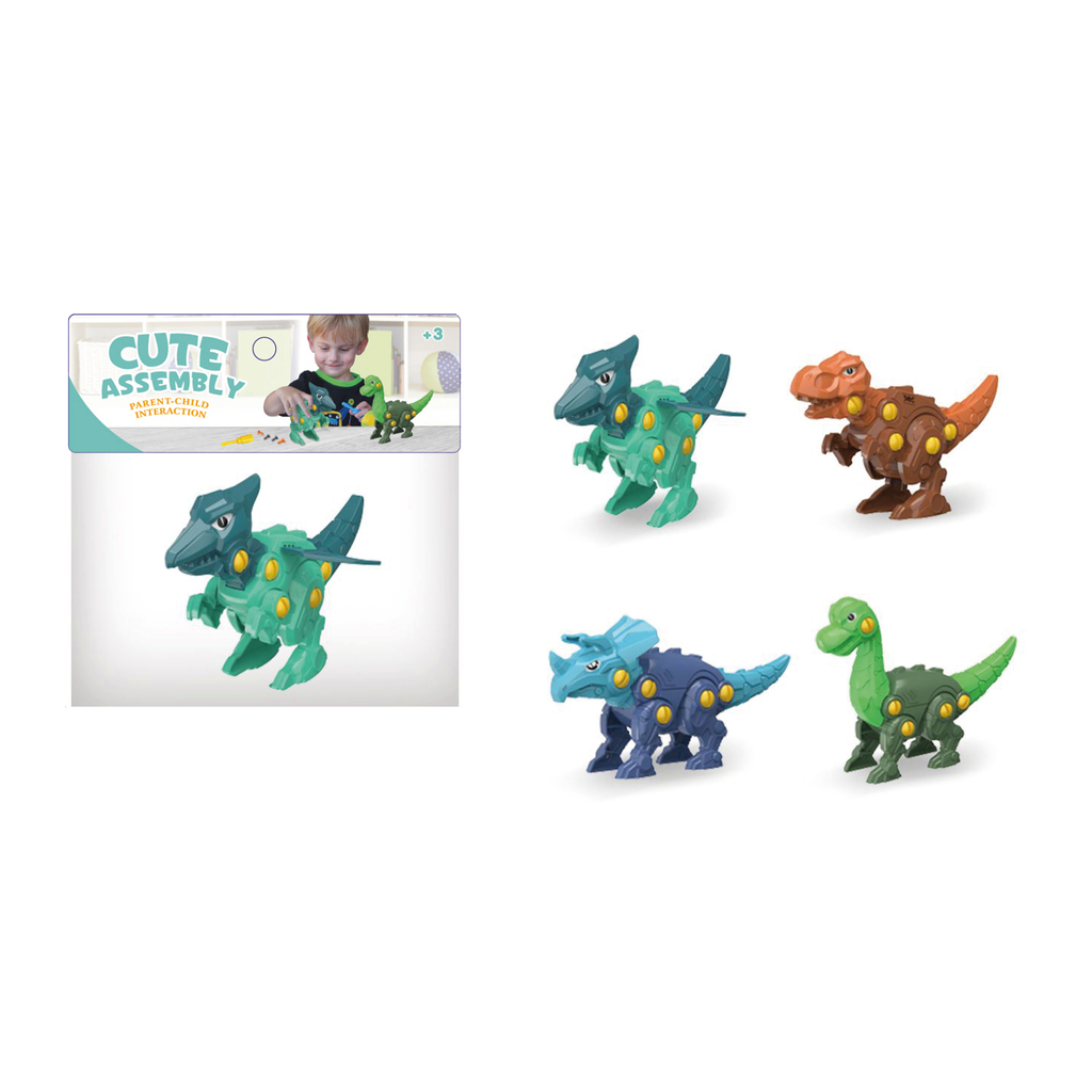 DINOSAURIO PARA ARMAR 17 X 16 X 4 CM