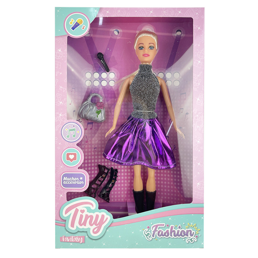 MUÑECA TINY FASHION NOCHE 32 X 26 X 5 CM