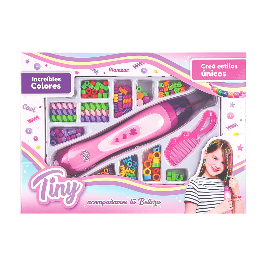 SET DE BIJOUTERIE CON TRENZADOR 35 X 25 X 6CM