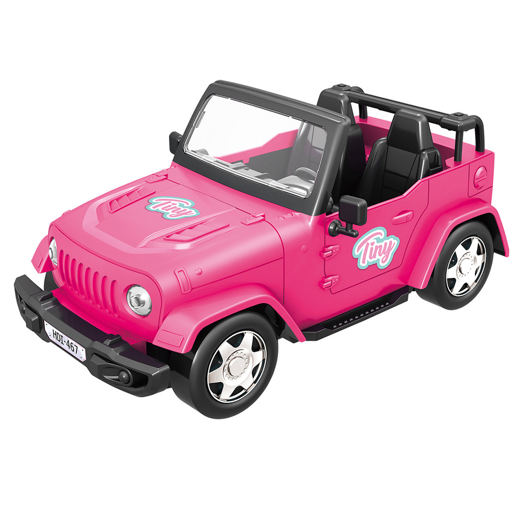MUÑECA TINY Y SU JEEP 43 X 22 X 20 CM