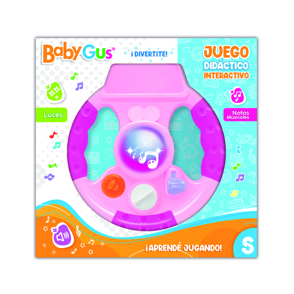 JUEGO INTERACTIVO CON LUZ Y SONIDO 22 X 22 X 7 CM