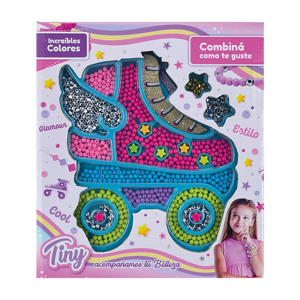 SET PARA ARMAR BIJOUTERI ROLLERS 34.5X30.5X5CM 35 X 31 X 5 CM