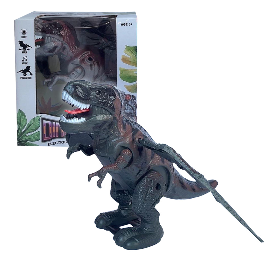 DINOSAURIO A PILA 35 X 33 X 18 CM