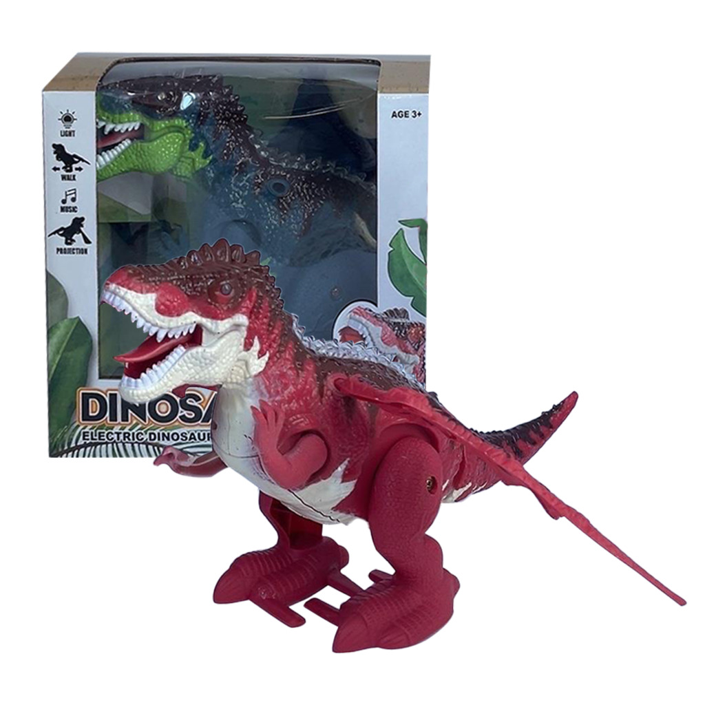 DINOSAURIO A PILA 35 X 28 X 18 CM