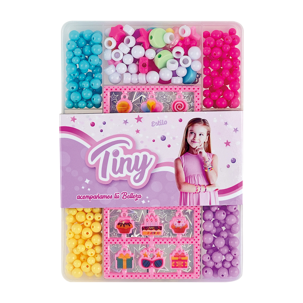 SET DE BIJOUTERIE CON CAJA PLASTICA PARA GUARDAR 13,5 X 19 X 2 CM